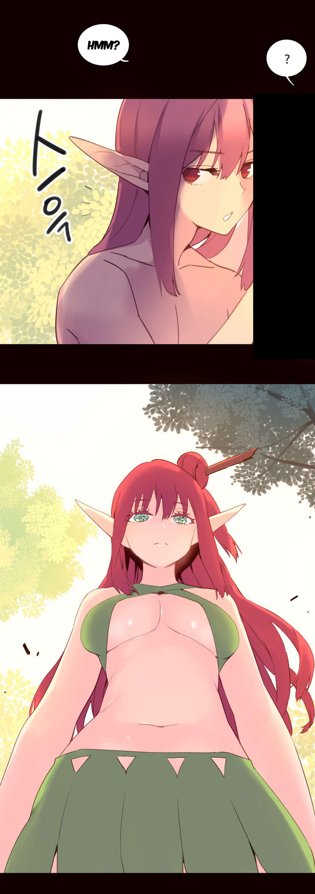 精灵小岛漫画,第35章：绝望1图