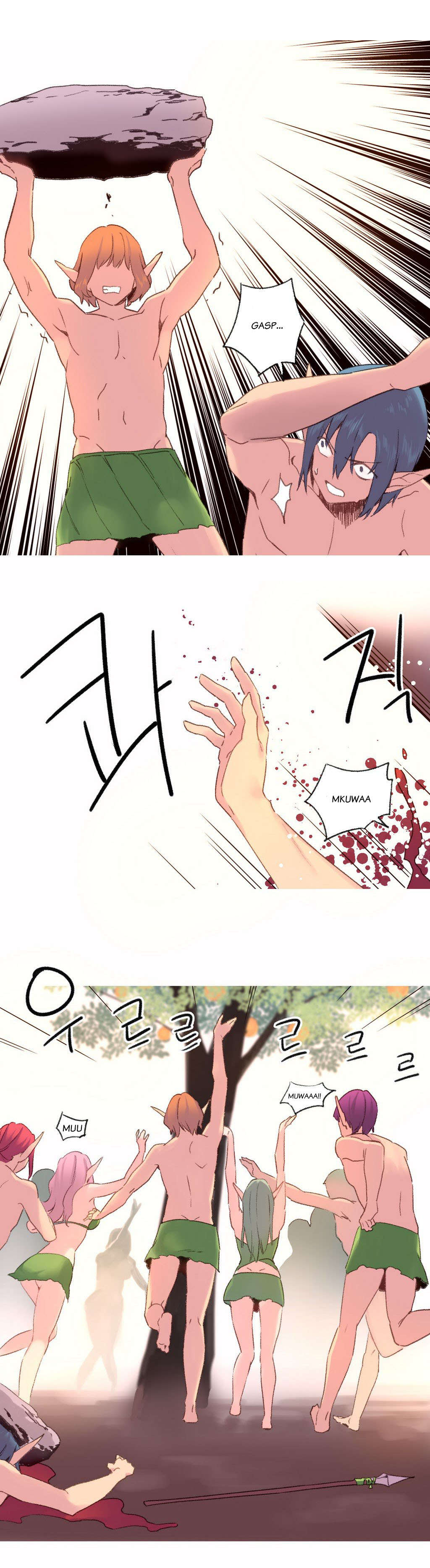 精灵小岛漫画,第31章：幸存1图