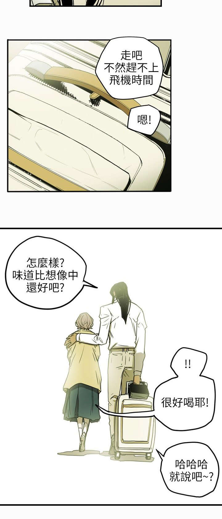 温柔的骗局漫画,第29章：出国4图
