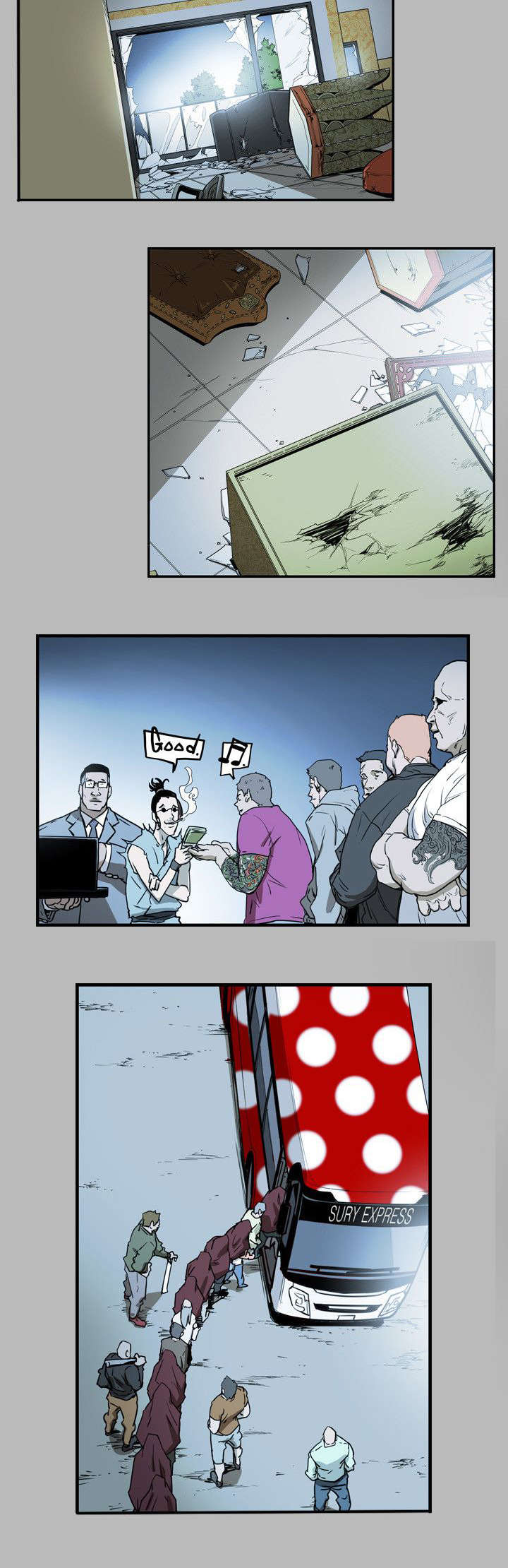温柔的骗局漫画,第32章：捣毁1图