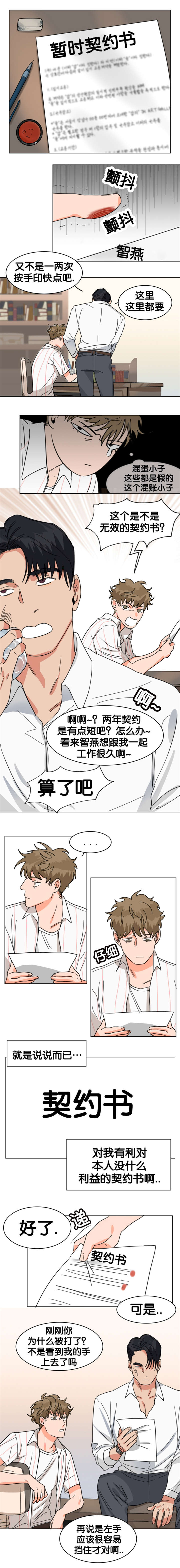 智燕漫画,第15章：契约书1图