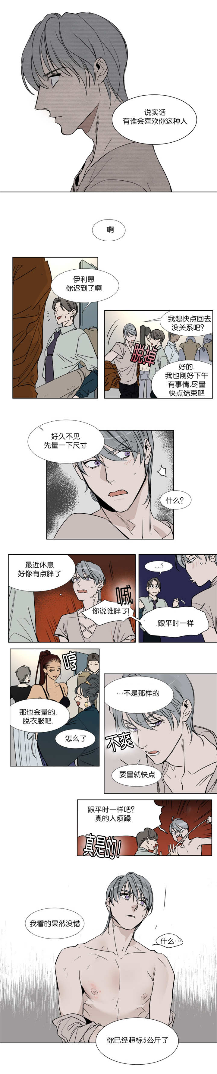 英伦式流言漫画,第28章：超标五公斤3图