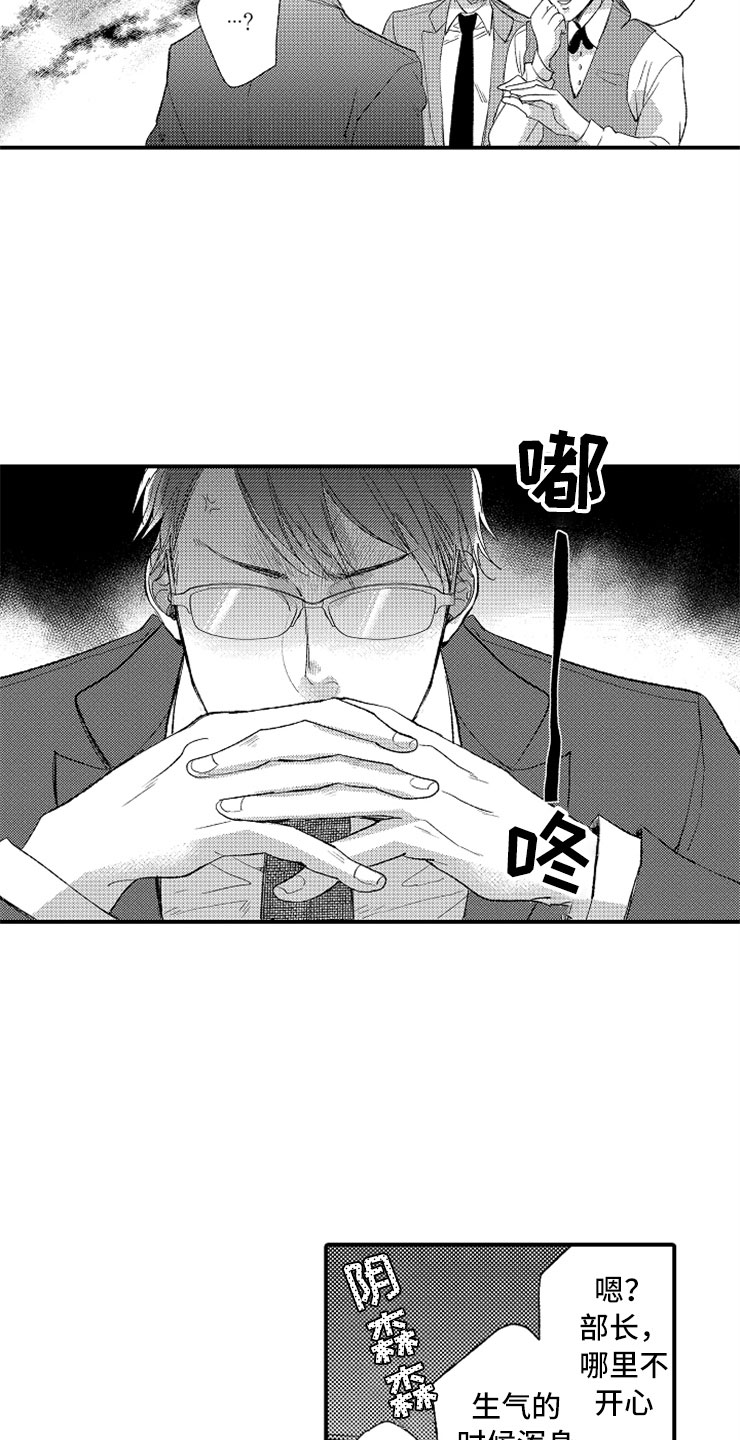 意外偶遇漫画,第3章：生气的部长1图