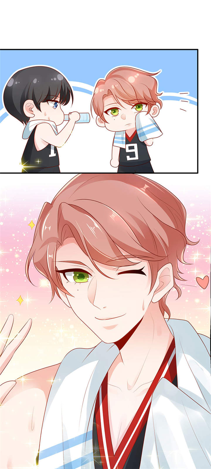 她的微笑像颗糖漫画,第6章：两大校草会面3图