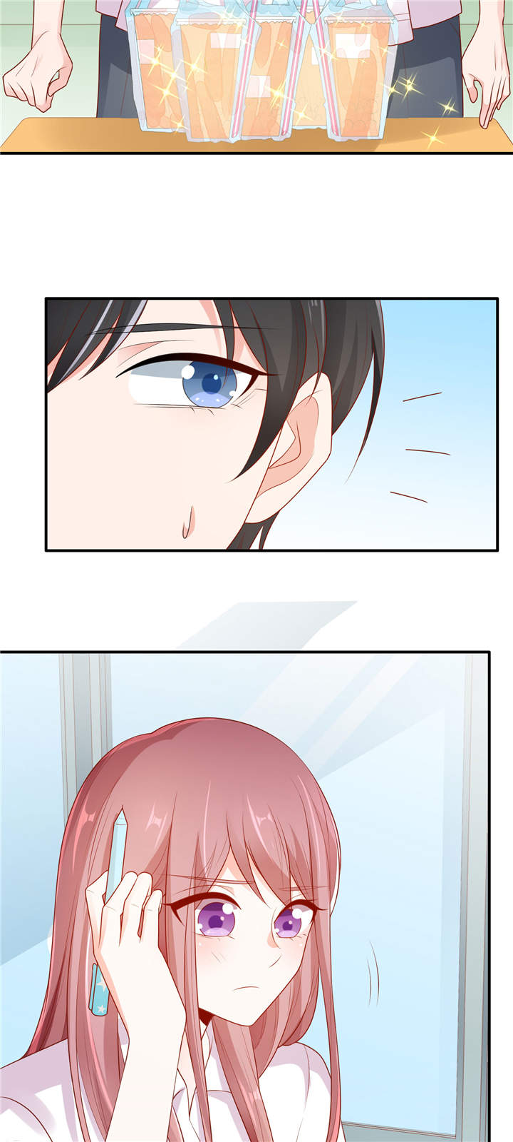 她的微笑像颗糖漫画,第7章：她这样挺可爱1图