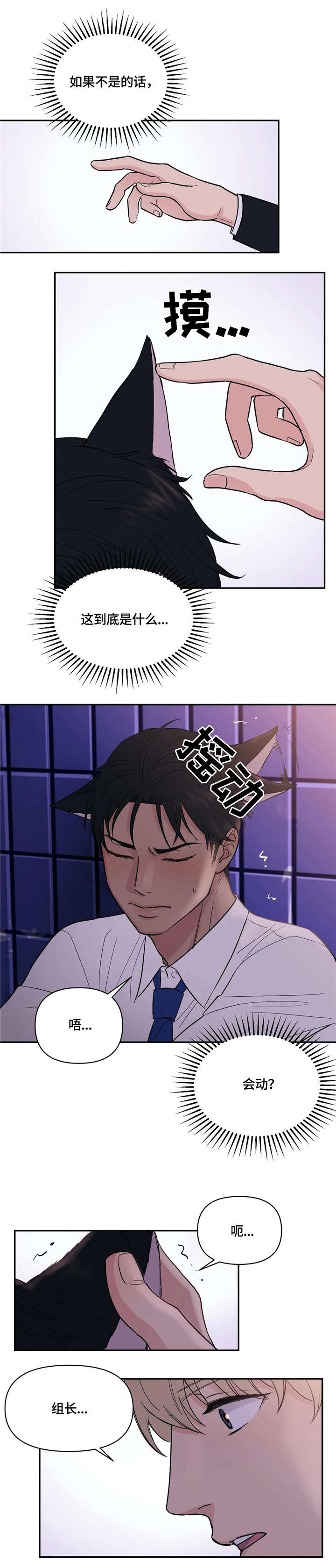 爱我的猫上司漫画,第4章：猫耳3图