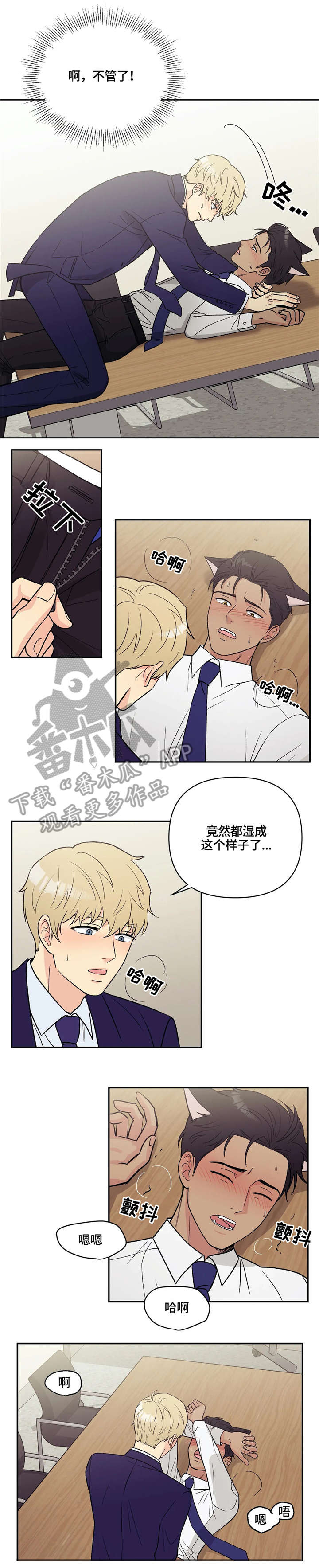 爱我的猫上司漫画,第10章：新人3图