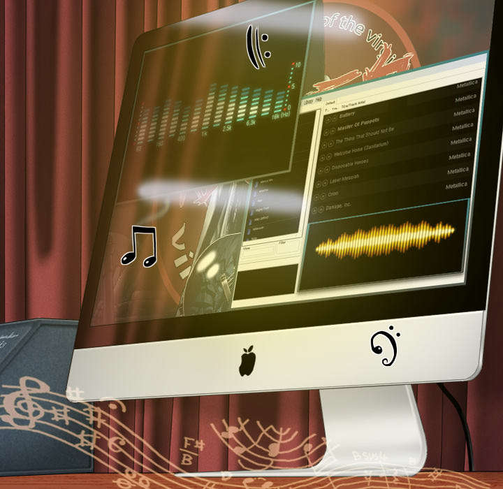 黑桃漫画,第14章：音乐训练室4图