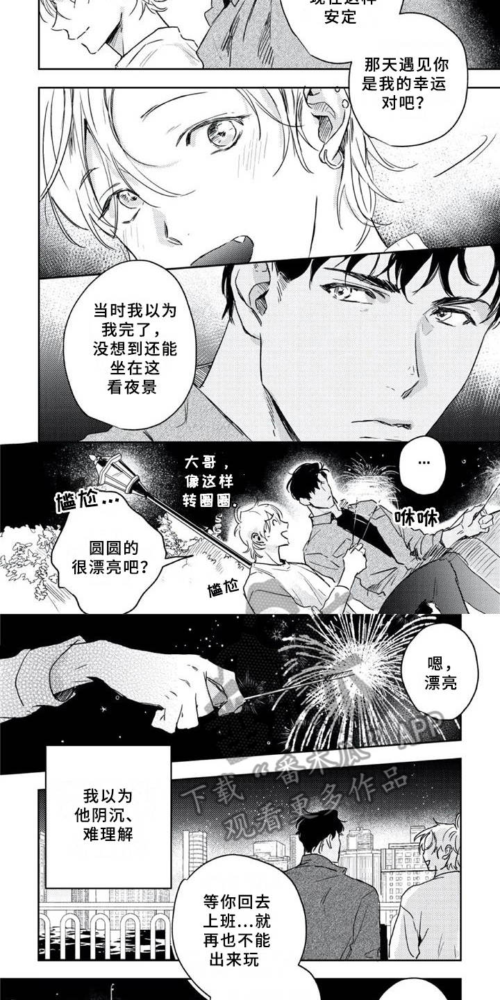 朋克宝贝漫画,第10章：夜景2图