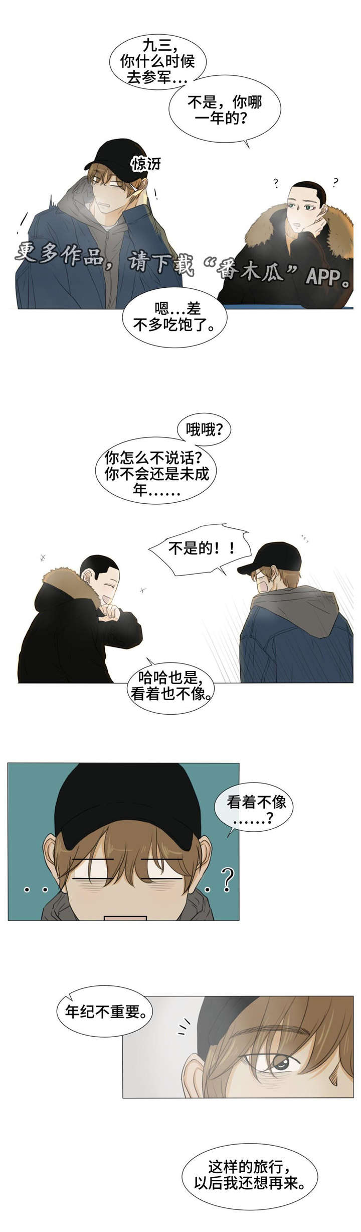 逃亡 旅漫画,第20章：旅行1图
