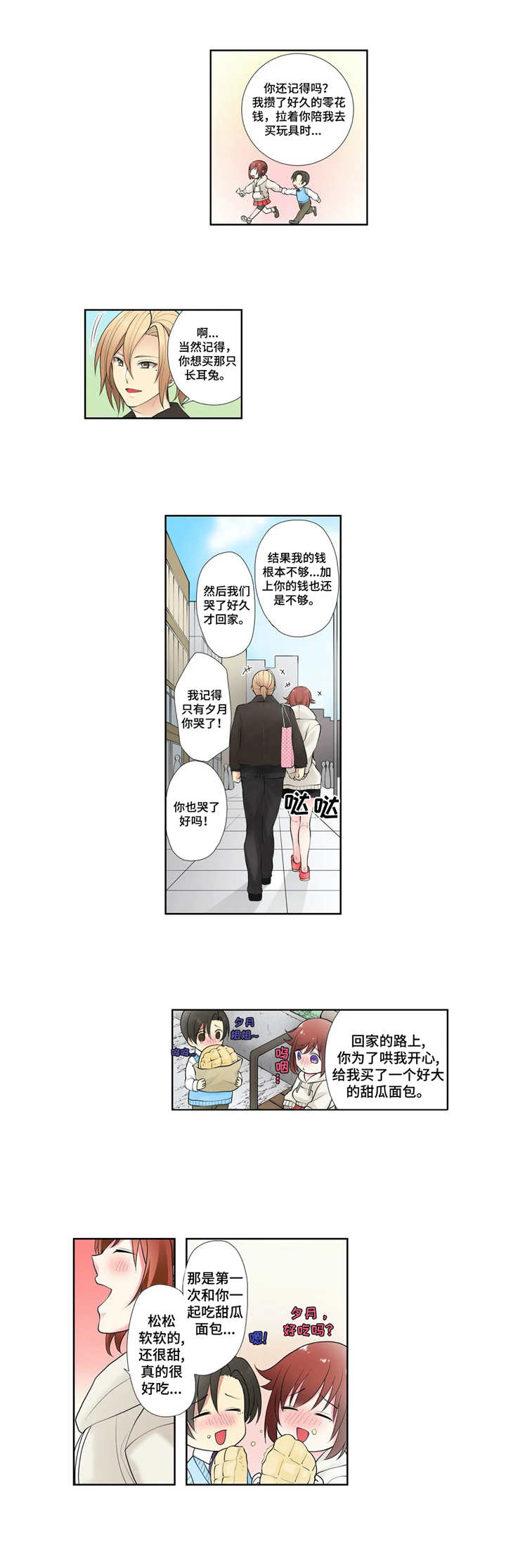 甜瓜面包漫画,第3章：不记得了5图