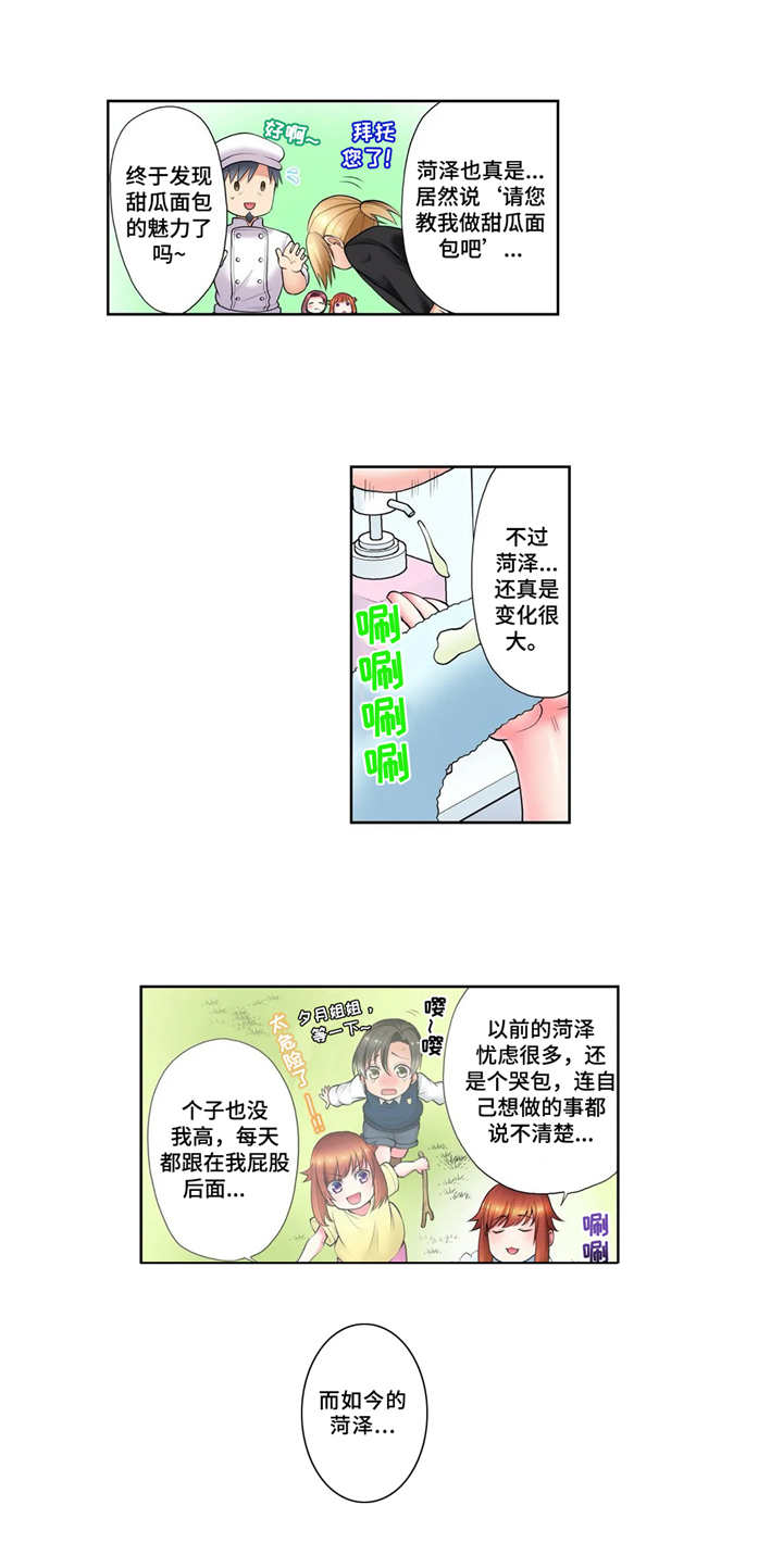 甜瓜面包漫画,第10章：兼职4图