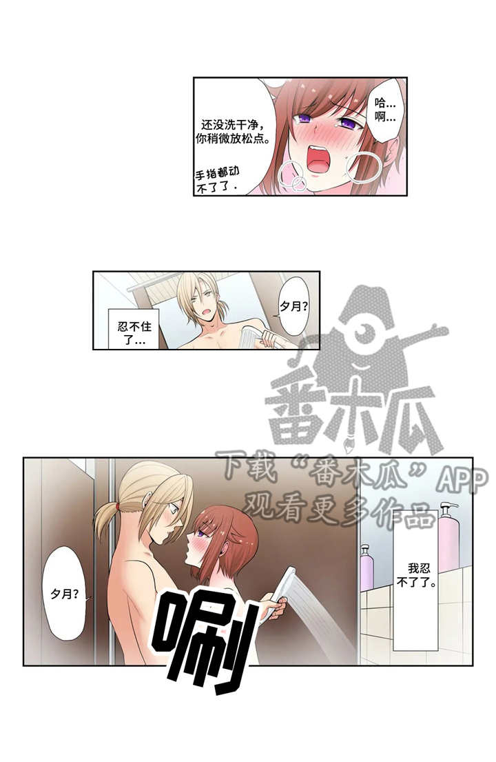 甜瓜面包漫画,第8章：浴室5图