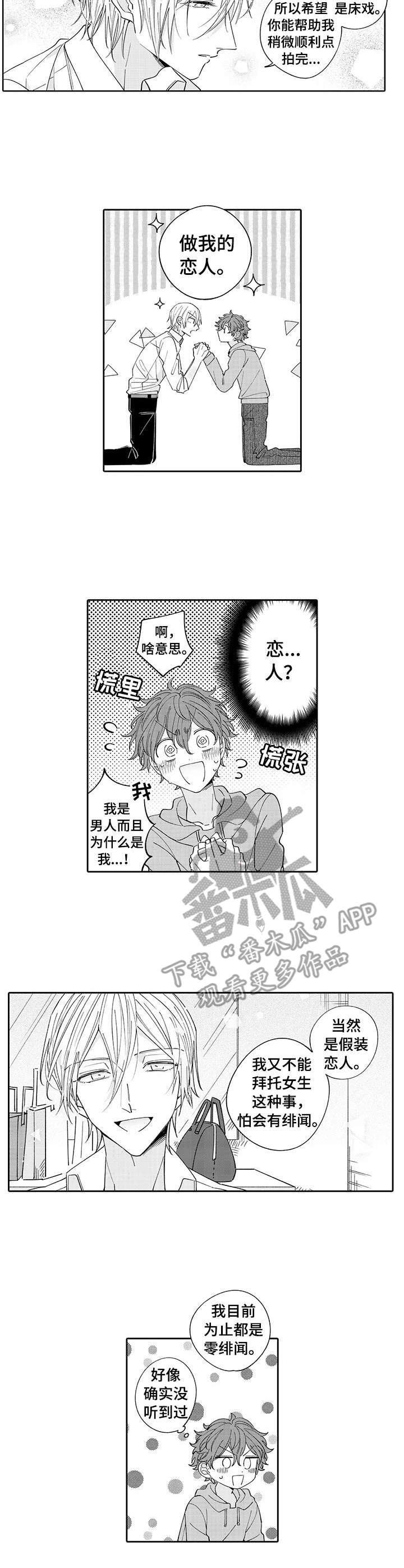偶像秘密漫画,第3章：帮忙2图