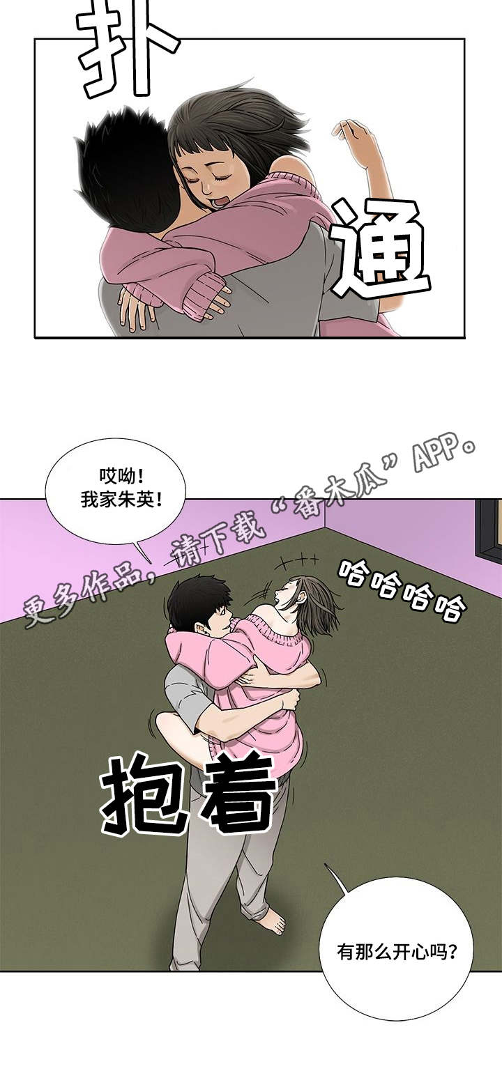 重病兄妹漫画,第7章：开心5图