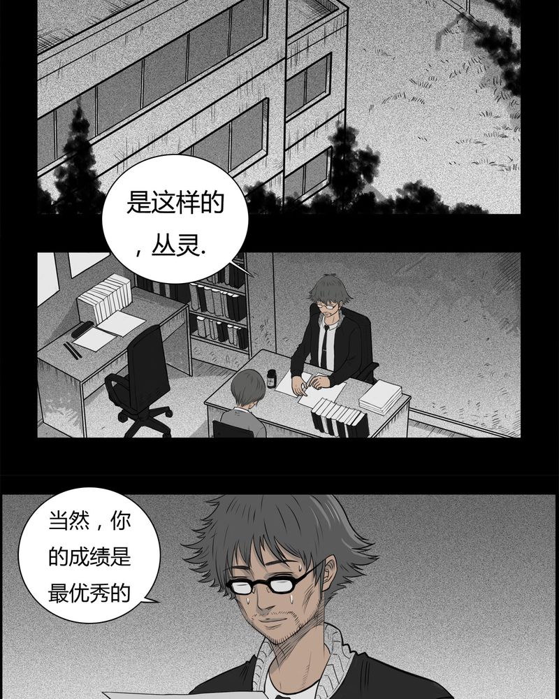 西陵学院灵异漫画讲解漫画,第19章：老师(三)4图