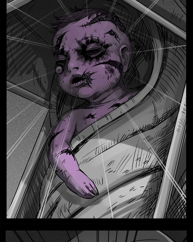 西陵学院灵异漫画讲解漫画,第12章：鬼婴(一)1图