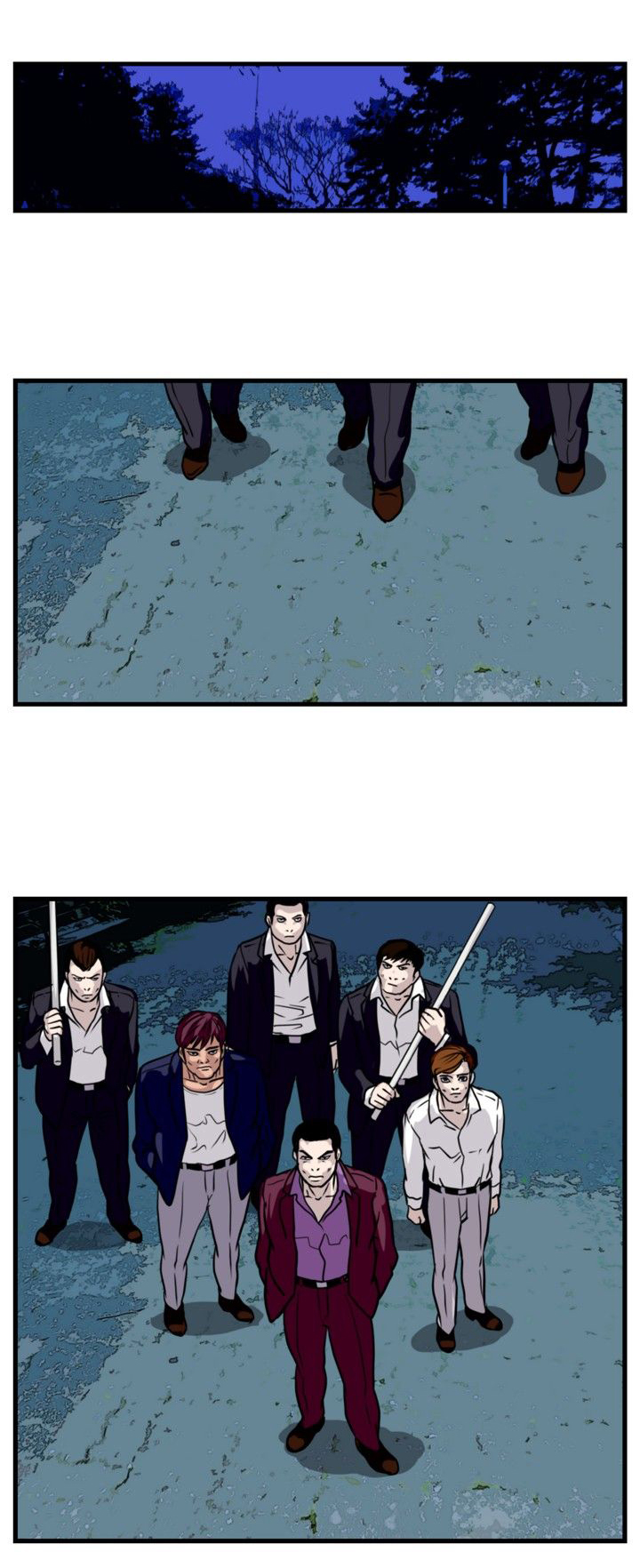 痞子村长漫画,第21章：围殴4图