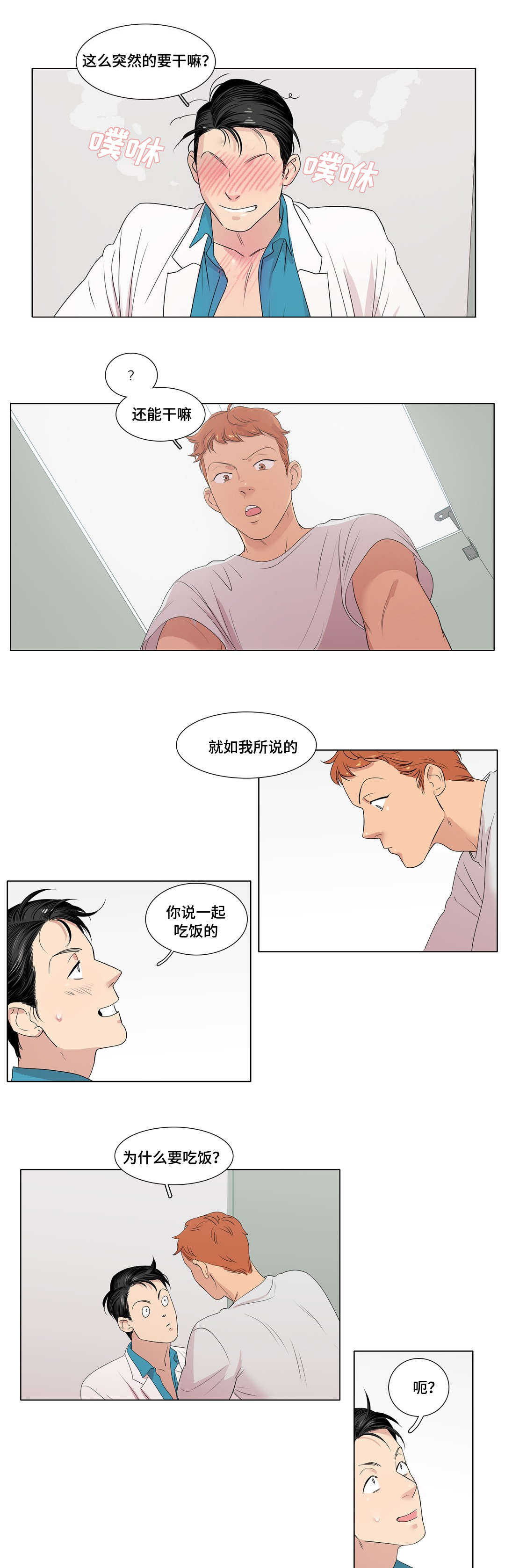 哀乐青年漫画,第3章：吃饭的关系3图