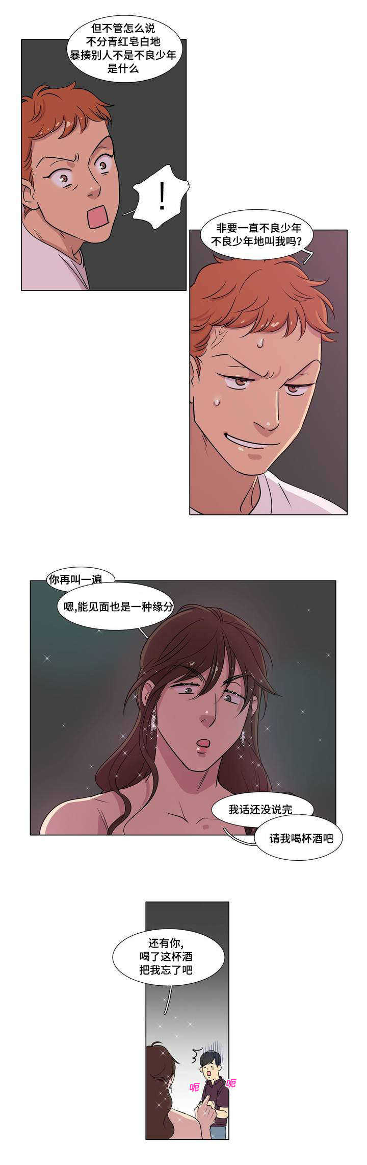 哀乐中年人物分析漫画,第1章：不良少年4图