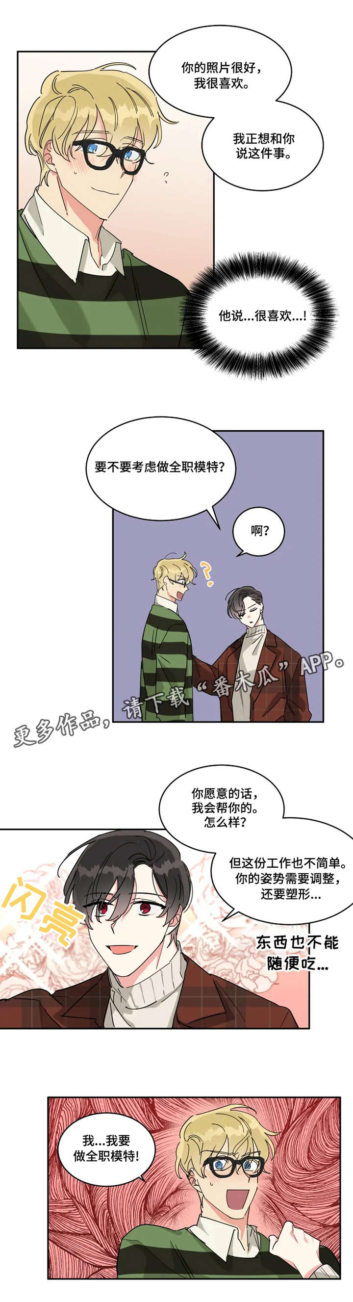 热情工作室漫画,第15章：全职模特3图