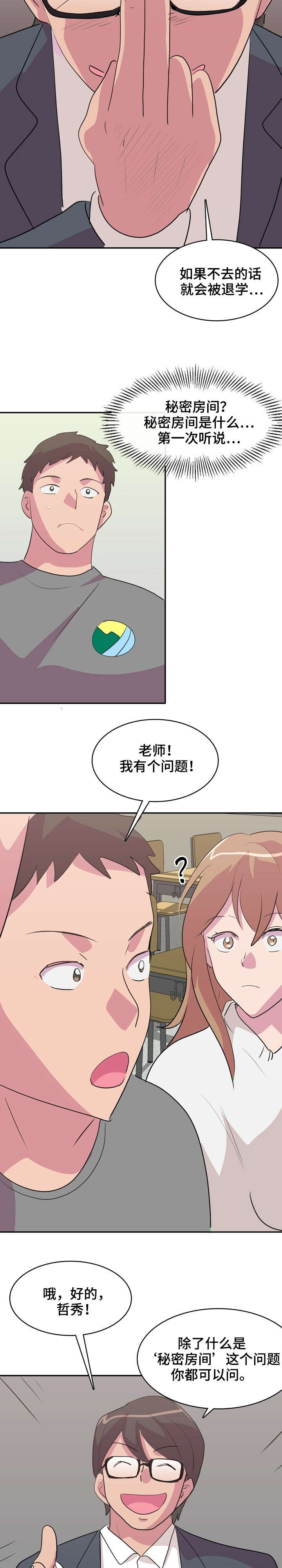 复读体验漫画,第3章：秘密房间1图