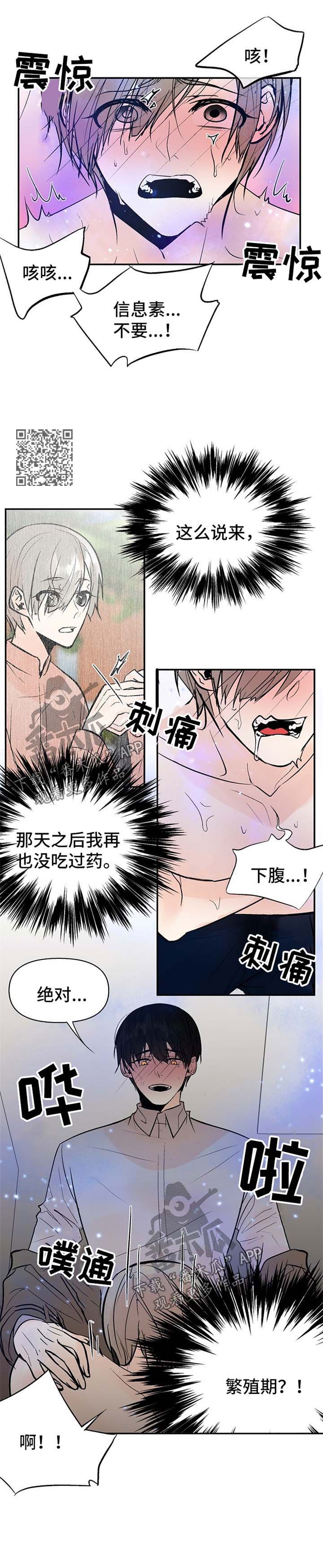 劣质的他漫画,第22章：陌生的信息素4图