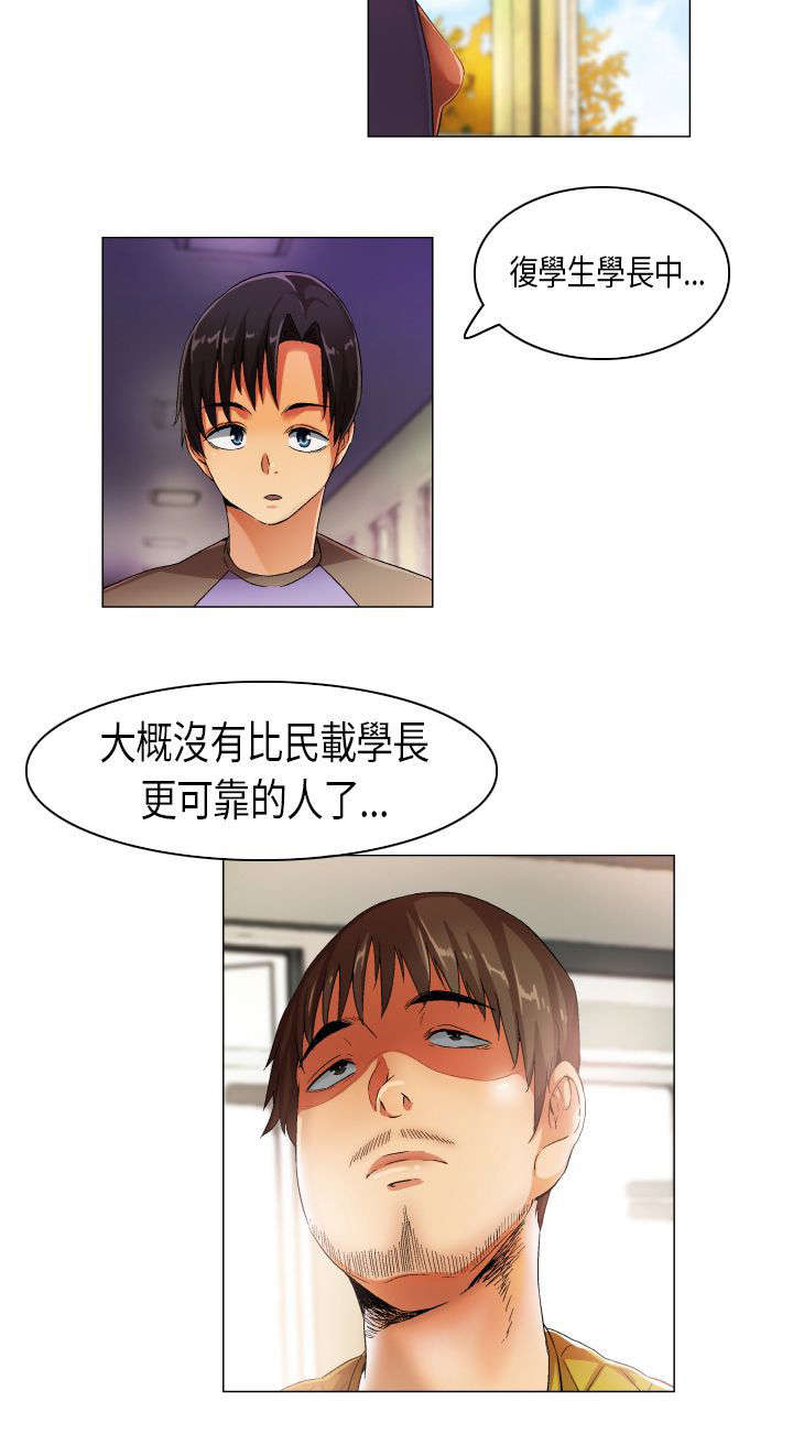疯狂代表人漫画,第21章：民载学长2图