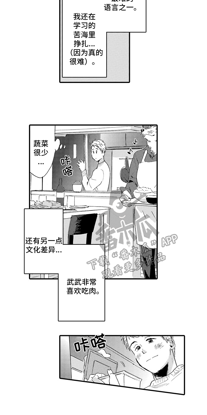 春野与狼独舞漫画,第4章：同居3图