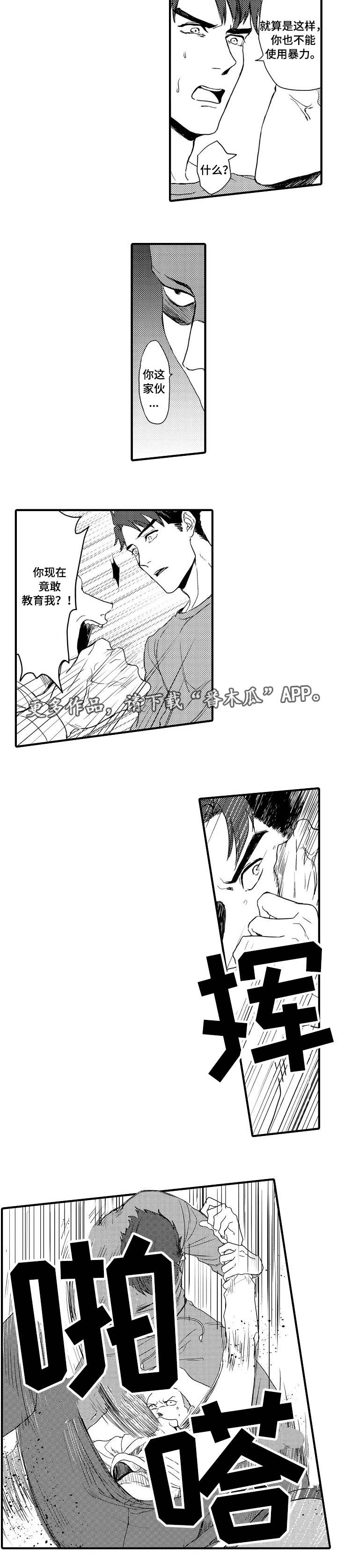 向慕纾漫画,第6章：使用暴力2图