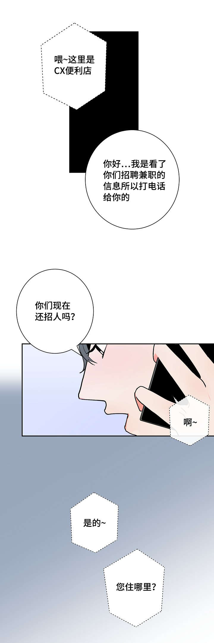 陋习漫画,第5章：兼职2图