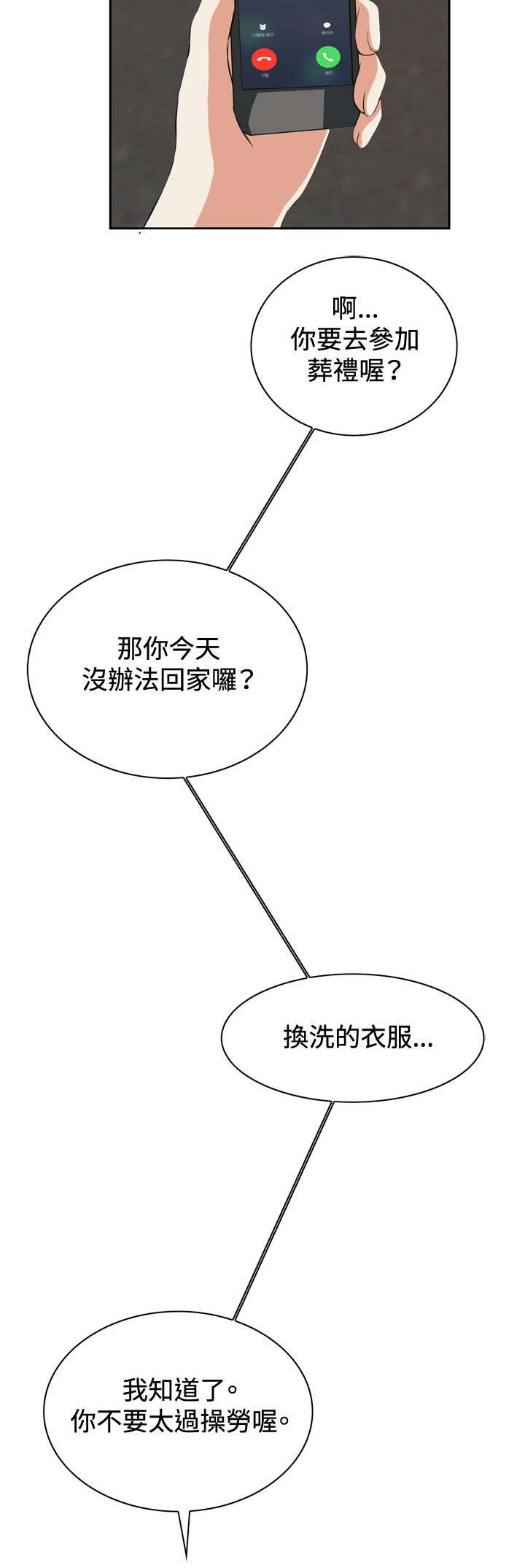 跟随漫画,第45章：参加葬礼3图