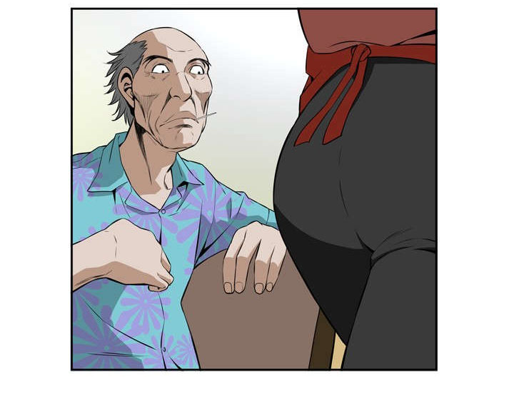 跟随漫画,第33章：菜场偶遇1图