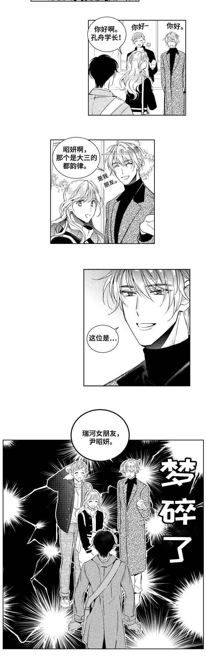 甜蜜社团漫画,第1章：梦碎了2图