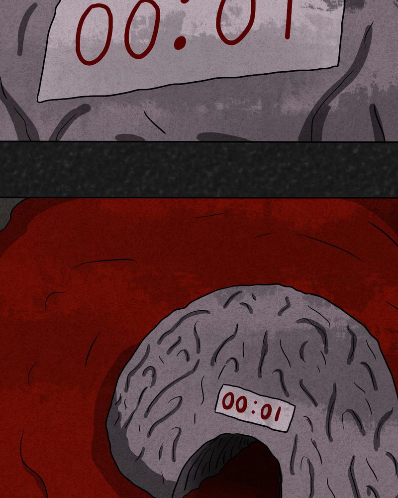 猎悚短话漫画,第34章：时间小镇2（五）3图