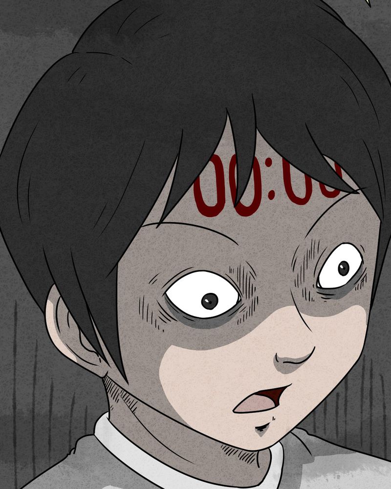 猎悚短话漫画,第30章：时间小镇2（一）4图