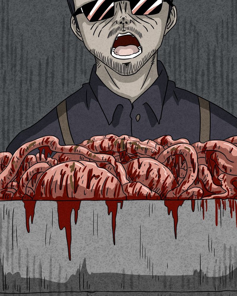 猎悚短话漫画,第20章：内脏大盗上5图