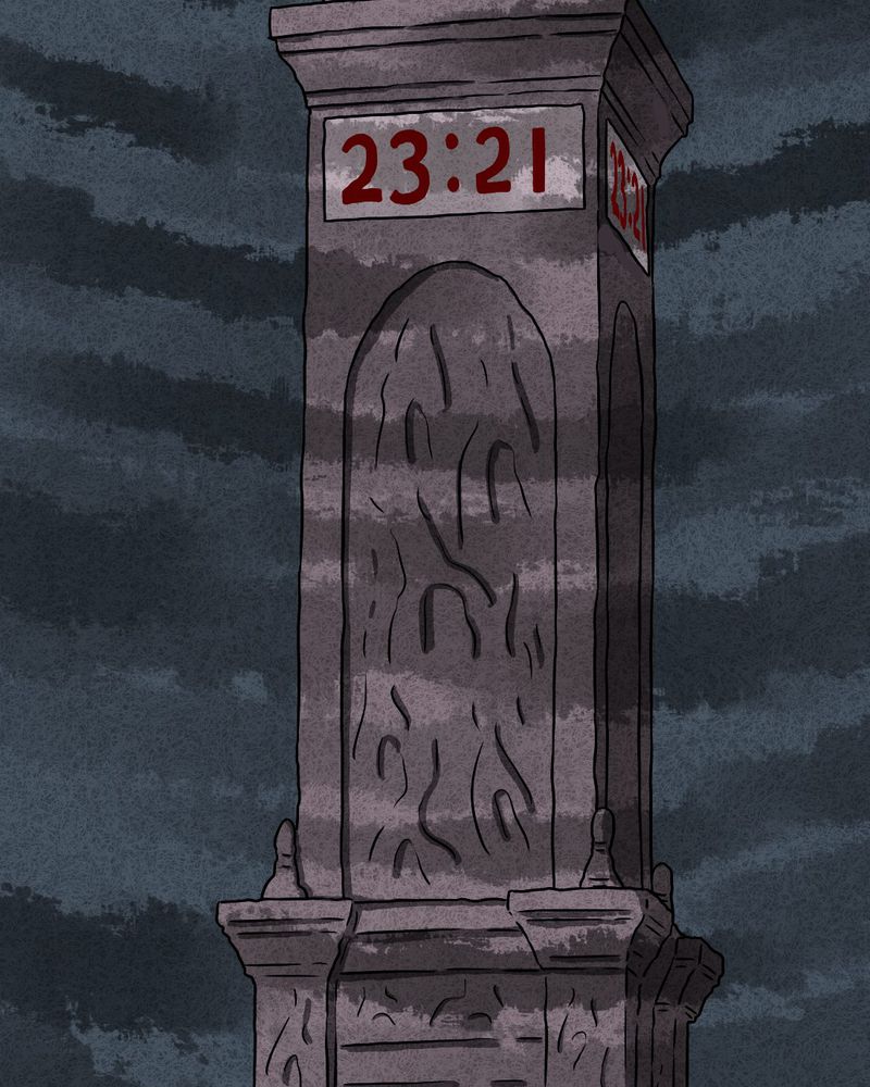 猎悚短话漫画,第30章：时间小镇2（一）3图