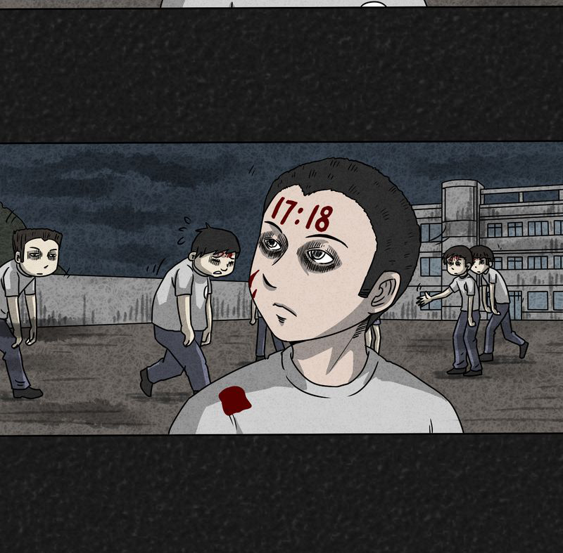 猎悚短话漫画,第6章：时间小镇上3图