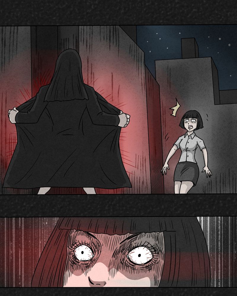 猎悚短话漫画,第13章：奇怪的人11图