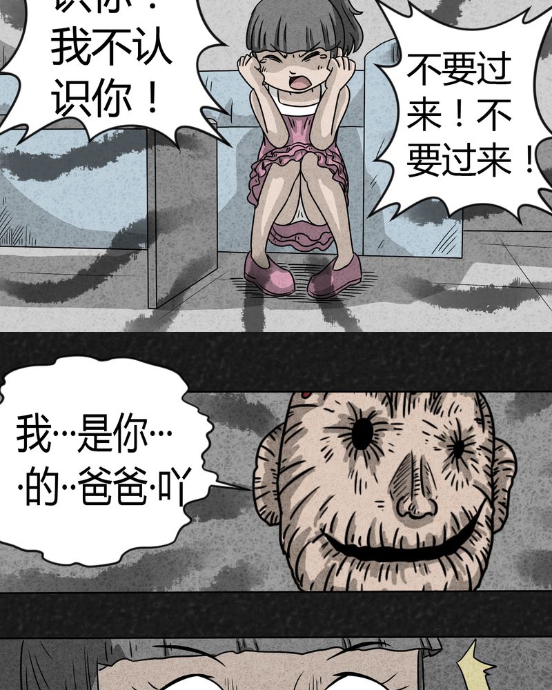 猎悚短话漫画,第3章：恐怖的爸爸4图