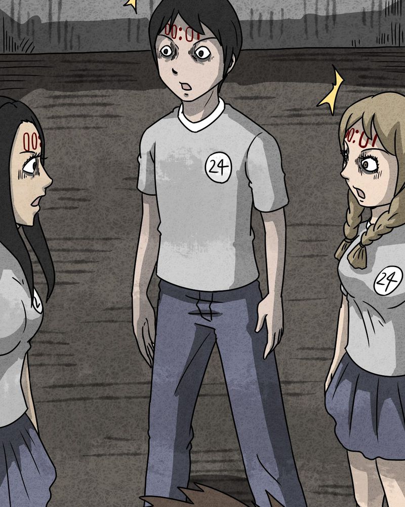 猎悚短话漫画,第30章：时间小镇2（一）4图