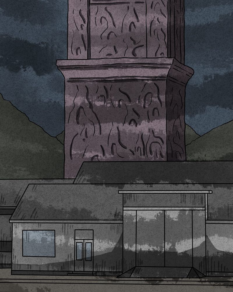 猎悚短话漫画,第30章：时间小镇2（一）4图