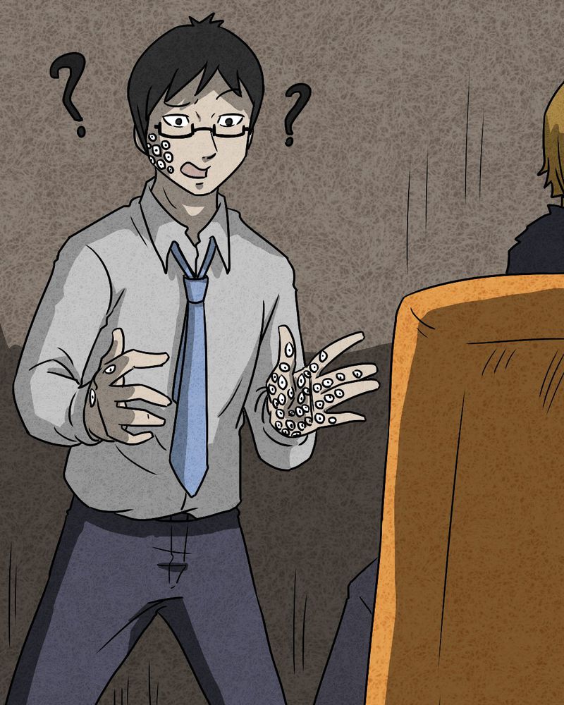 猎悚短话漫画,第38章：怪病下篇3图