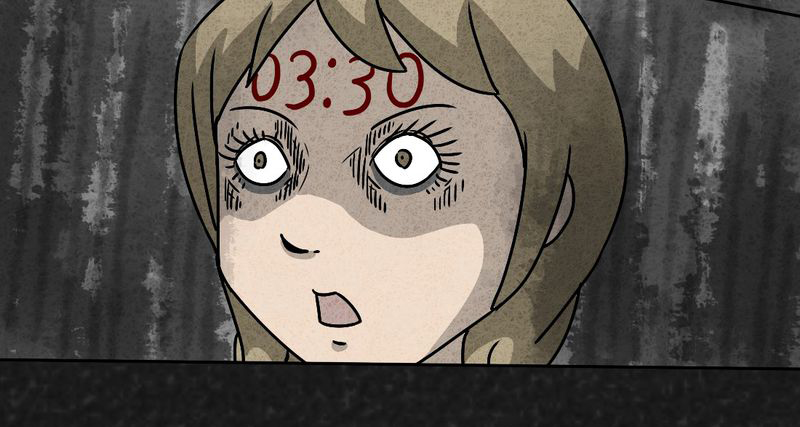猎悚短话漫画,第33章：时间小镇2（四）5图