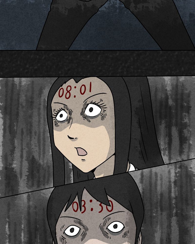 猎悚短话漫画,第34章：时间小镇2（五）3图