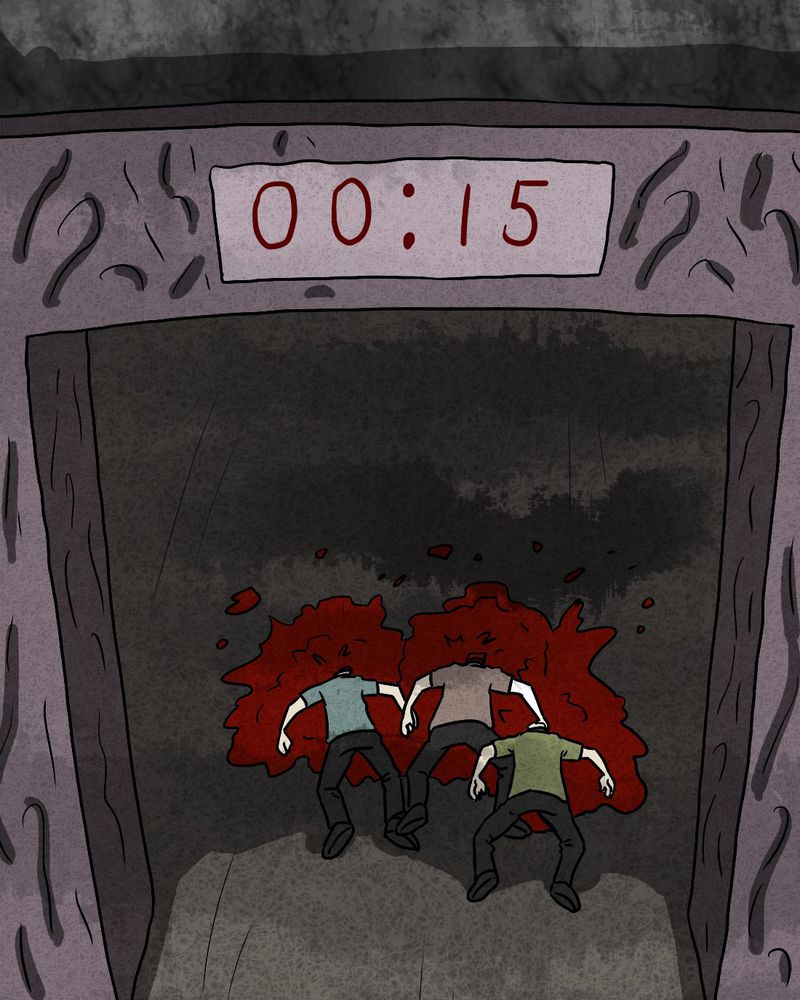 猎悚短话漫画,第34章：时间小镇2（五）5图