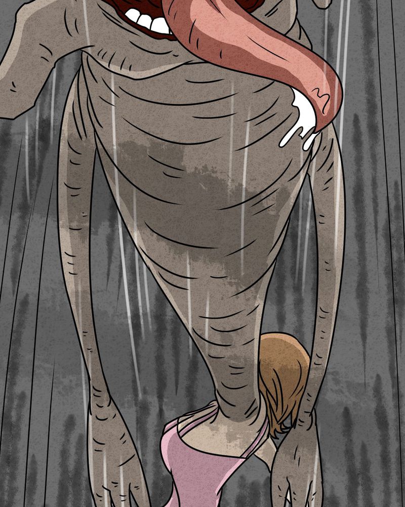 猎悚短话漫画,第29章：嘴 下篇1图