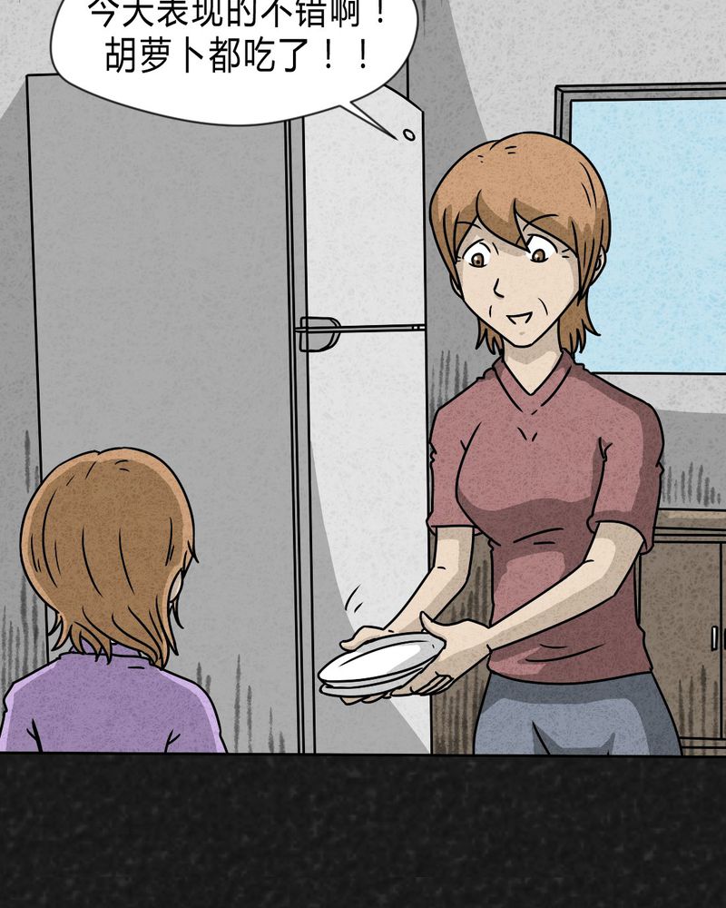 猎悚短话漫画,第28章：嘴 上篇1图