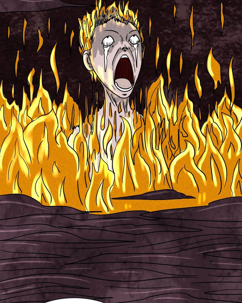 猎悚短话漫画,第19章：格子5图